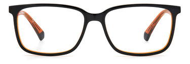 Premium Men Polaroid Eyeglasses: PLD D394 - Black Orange - SpecSMART Eye Clinic (Front View)